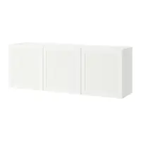 在飛比找IKEA優惠-IKEA 上牆式收納櫃組合, 白色/hanviken 白色,