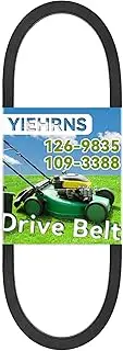 126-9835 109-3388 Drive Belt 1/2" x 75-1/2" Replacement for Lazer Z Quest AS E S X Z Series 126-9835-SL 109-8069 126-9835 Lawn Mower Drive Belt