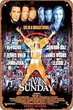Any Given Sunday (#2 of 3) Life is a contact sport. 1999 Movie Poster Gallery 8 x 12 Inches Tin Sign for Home Bar Pub Garage Decor Gift
