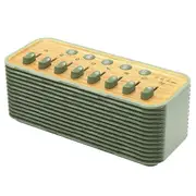 White Noise Sleep Sound Bluetooth Speaker Machine with 8 Nature Sound Mini Speaker Music Center Wire Aurora Green