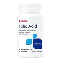 在飛比找Yahoo!奇摩拍賣優惠-GNC健安喜Folic Acid葉酸孕婦專用1000mcg*