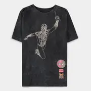 Marvel Spider-Man Tie Dye Short Sleeved T-Shirts