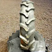TWO 7-16 7x16 Backhoe Compact Tractor Farm Tires AG R-1 W/Tubes Heavy Duty