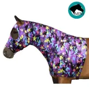New! Sleazy Sleepwear XL MINI MINIATURE HORSE PRINT HOOD Mane cover 10 PRINTS!