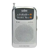 在飛比找樂天市場購物網優惠-SAMPO 聲寶 AM/FM 掌上型收音機 AK-W910A