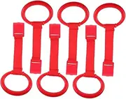 JOINPAYA 6pcs Baby Pull up Ring Playpen Pull up Rings for Toddler Pull Ring Nursery Baby Cot Rings Learning Standing Pull Ring for Safety