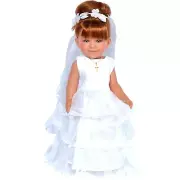 18 Inch Doll Clothes- Communion Dress with Accessories Fits 18 Inch Fashion Girl