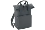Bagbase Unisex Adult Roll Top Twin Handle Backpack (Graphite Grey) (One Size)