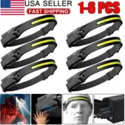 Lamp Waterproof COB Night Budd LED Motion Headlamp Sensor Head Torch Headlight
