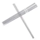 10Pcs Silver Stainless Steel Barbecue Skewers Reusable Grill Sticks BBQ Forks-