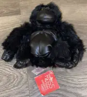 Russ Gorilla Monkey Mikko Plush Black 8x9x3” New With Tags NWT ONS Vintage