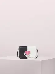 nicola bicolor twistlock small shoulder bag