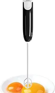 Battery Operated Hand Mixer – Portable Electric Blender for Whisking, Mixing Eggs & Milk | Multifunctional Handheld Electric Beater for Smoothies, Stirring, and Baking Recipes