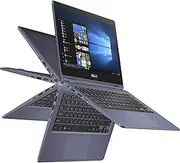 [ASUS] VivoBook Flip Thin and Light 2-in-1 Laptop - 11.6" HD Touchscreen, Intel Dual-Core Celeron N3350 Processor, 4GB RAM, 64GB eMMC Storage, Windows 10 in S Mode, Office 365 - J202NA-DH01T