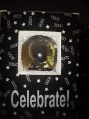 NEW NIB Sealed 2000 Millennium Snow Globe Celebrate Millenium
