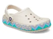 Crocs Bayaband Chevron Band Clogs | Slip On Shoes STUCCO MULTI US Men's 12