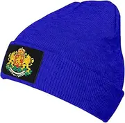 [Generic] Knit Cap Bulgaria Knitted Hat Coat of Arms Bulgarian Beanie Winter Skull Hat for Men Women