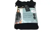 Crane UPF 50 Black & White Pattern Long Sleeve Rash Vest Ladies Size Large NEW