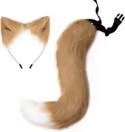 Cat Ears and Wolf Fox Animal, Cat Ears and Wolf Fox Animal Tail Cosplay