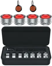 Chauvet DJ CoDot ILS 4-pack LED Illuminators Wash Up-Lights+Case+Home Speakers