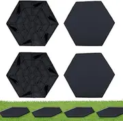 Garden Stepping Boards, Outdoor Stepping Boards - Walkway Stones with Ground Stakes 4pcs | Outdoor Garden Walkway with Ground Pegs, Resin Stepping Stones for Walkway