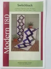 Switchback Table Runner Pattern Modern 180 by Haley Tucker