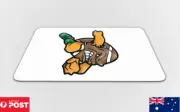 MOUSE PAD DESK MAT ANTI-SLIP|AMERICAN FOOTBALL WITH FACE 2