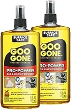 Goo Gone 16 Oz Pump - Removes Stickers, Grease, Gum, Tar, Crayon & Tape, 2 Pack