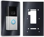Premium Acrylic Glass Faceplate for Ring Doorbell Battery 2nd Gen 3 Plus 4 Pro Battery | 5 mm Thickness | Antrhazit Matt RAL 7016 | Plate for Bell