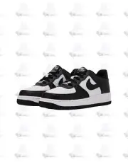 Kids Nike Air Force 1 Low GS Black White Panda Zebra Oreo HJ9201-001 Shoe