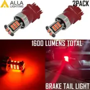 Alla Lighting 1600LM 30-LED 3157 Brake/Stop Tail Light Bulb Lamp Bright Pure Red (for: Mazda)