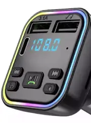 Bluetooth Wireless Car Kit 5.0 Radio FM Transmitter Dual USB Charger MP3 Player