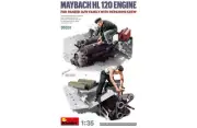Model Soldati Model Kit vehicles Dioramas Miniart Maybach Hl 120 Engine