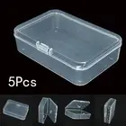 Keeper Plastic Box Transparent Crafts Storage Container Rectangle Case