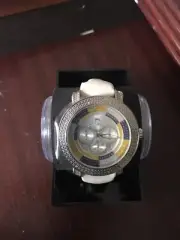 NEW Techno Master TM-2108 Watch Men's 1/2 CTS White Diamond