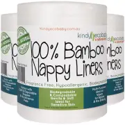 1500 Bamboo Nappy Liners/Inserts biodegradable, disposable cloth baby diaper