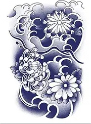 Semi Permanent Body Stickers – Realistic tatoo Skin Art, Adult Fake tatoo Decals | Waterproof Long Lasting Body Design, Temporary Ink Transfer Prints, Perfect for Families, Holiday Lovers Use
