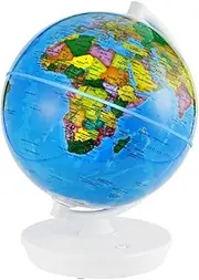 Oregon Scientific Starry Smart Globe Featuring Constellation Nightlight Augmented Reality World Geography Kids and Children's Learning Toy,White