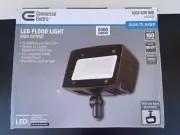 Commercial Electric PWRF50-PC-4K-BZ Flood Light - Black,5000 Lumen,150 Watts✅