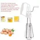 Plastic Baking Manual Hand Held Egg Beater Blender Whisk Mixer Cooking Tool