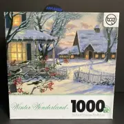 White Wonderland 1000 Piece Jigsaw Puzzle Surelock #44613-8 by TCG