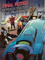 NEW THE PAYBACKS POSTCARD DARK HORSE Rare Promo Comic Con Swag Geoff Shae Book