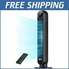 Compact & Stylish Bladeless Tower Fan - Remote Control, Indoor Cooling Solution