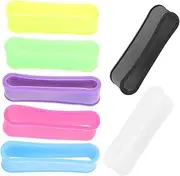 Pcs Badminton Racket Rings Silicone Tennis Racket Grips Overgrip Protector for Dry Stable Play