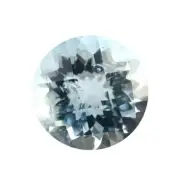 Natural Aquamarine Loose Round faceted Gemstone 4.50 Carats,
