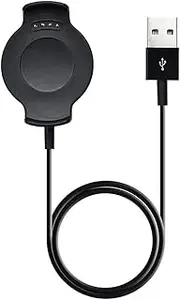 Aswalling USB Charging Cable Suitable for Watch 2 / Watch 2 Pro Smart Watch Charger Base Magnetic Charging Wire (Black)