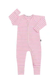 [Bonds] Bonds Newbies Zip Cotton Wondersuit in Blind Blossom/Macadamia Size: 0-3 Months 0-3 Months Blind Blossom/Macadamia