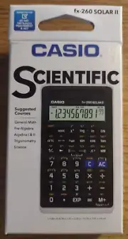 NEW Casio FX-260 Solar II Scientific Calculator NEW IN SEALED PACKAGE