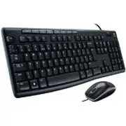 Logitech MK200 USB Media Keyboard and Mouse Combo 1000dpi USB Full-size