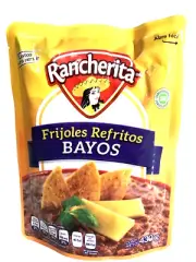 4-Pk Rancherita Frijoles Refritos Bayos Refried Beans 430g/15.1oz